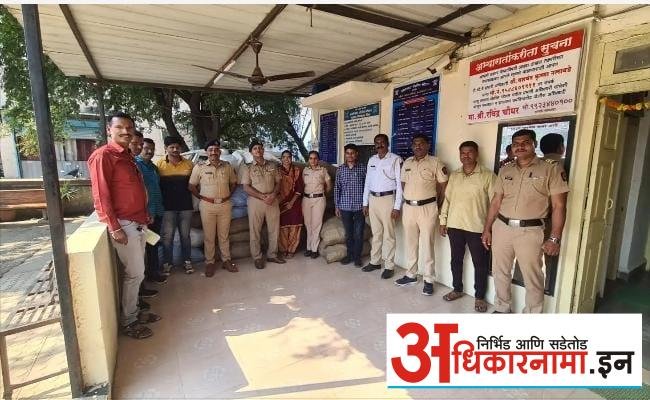 आळेफाटा पोलीस स्टेशनची दमदार कामगिरी ,साडे २९ लाखांचा गुटखा जप्त