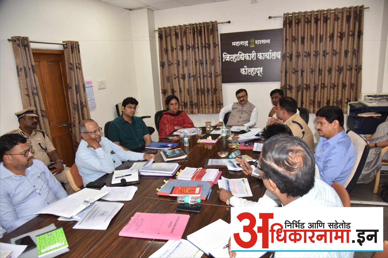 पंचगंगा नदी प्रदूषणाबाबत दीर्घकालीन आणि तात्कालिक उपाययोजनांचा पुणे विभागीय आयुक्त डॉ. चंद्रकांत पुलकुंडवार यांच्याकडून आढावा