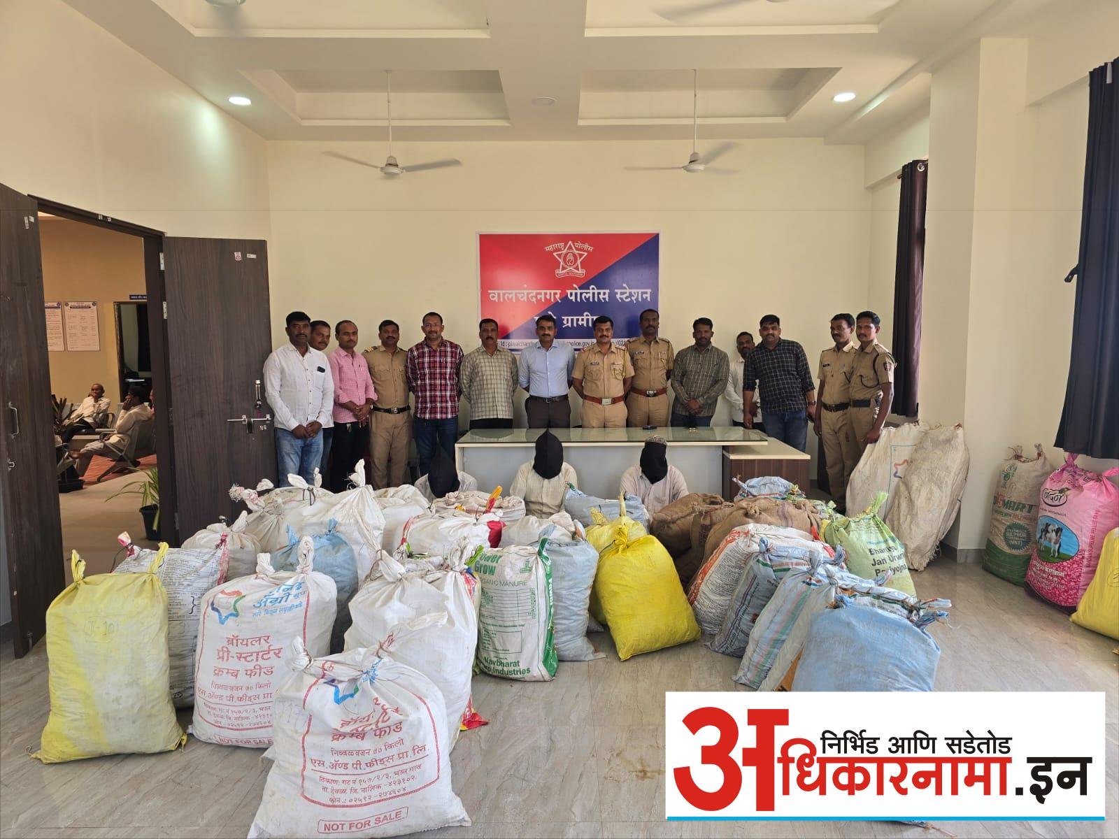 तब्बल 27 लाख 56 हजार रुपयांची अफूची शेती