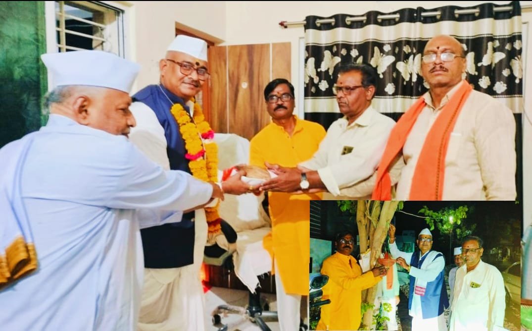 जागतिक चिमणी दिनीह. भ. प. श्री. ज्ञानेश्वर वाघ महाराज यांच्या हस्ते लावण्यात आली पाणेरी