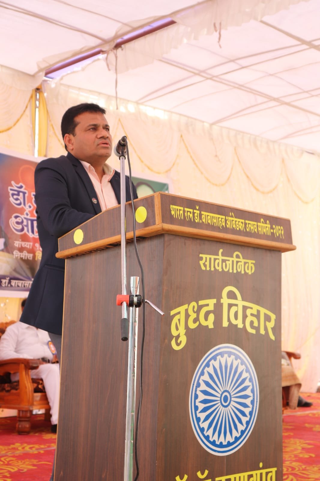 ऑर्डनन्स फॅक्टरी वरणगांव येथे बाबासाहेब आंबेडकर यांची १३४ वी जयंती साजरी