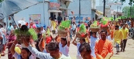 वाकान येथे तिज उत्सव विसर्जन! संस्कृतीची जोपासली परंपरा…..