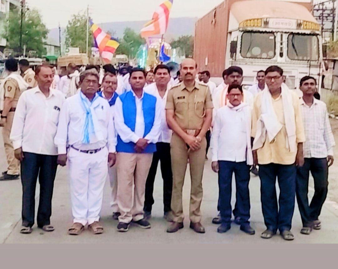 सारखणी येथे १३५ वी भिम जयंती उत्साहात साजरी